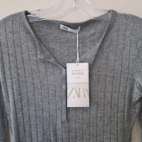 Zara Wool Mix Bodysuit - Picture 3 of 5